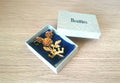 Vintage Gold Tone Rose Brooch and Clip-on Earring Set, Beatties Boxed Jewellery