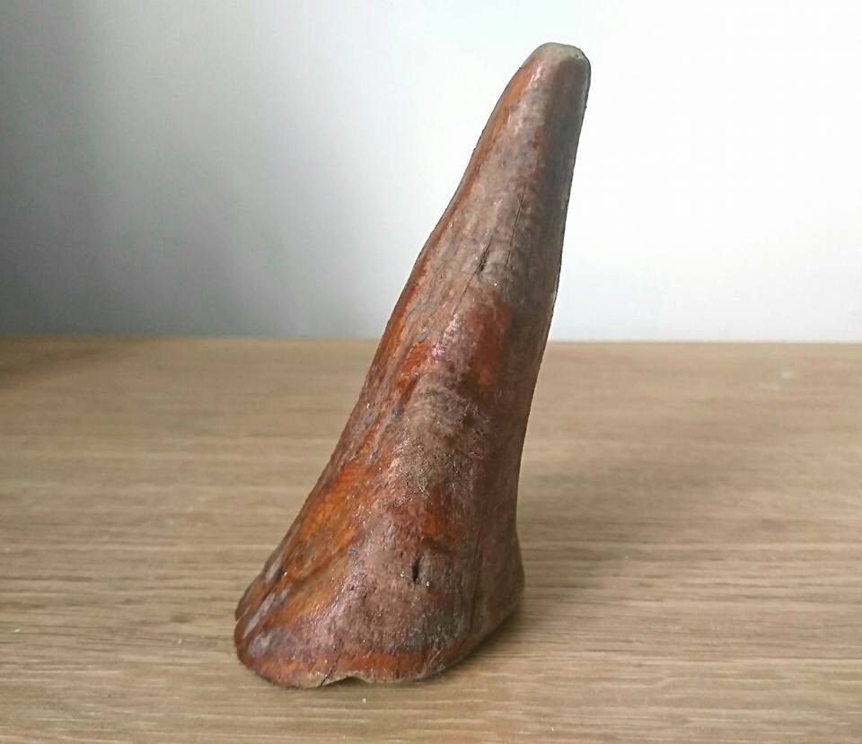 Vintage Hand-Carved Wooden Camel Figurine, Kenya African Art