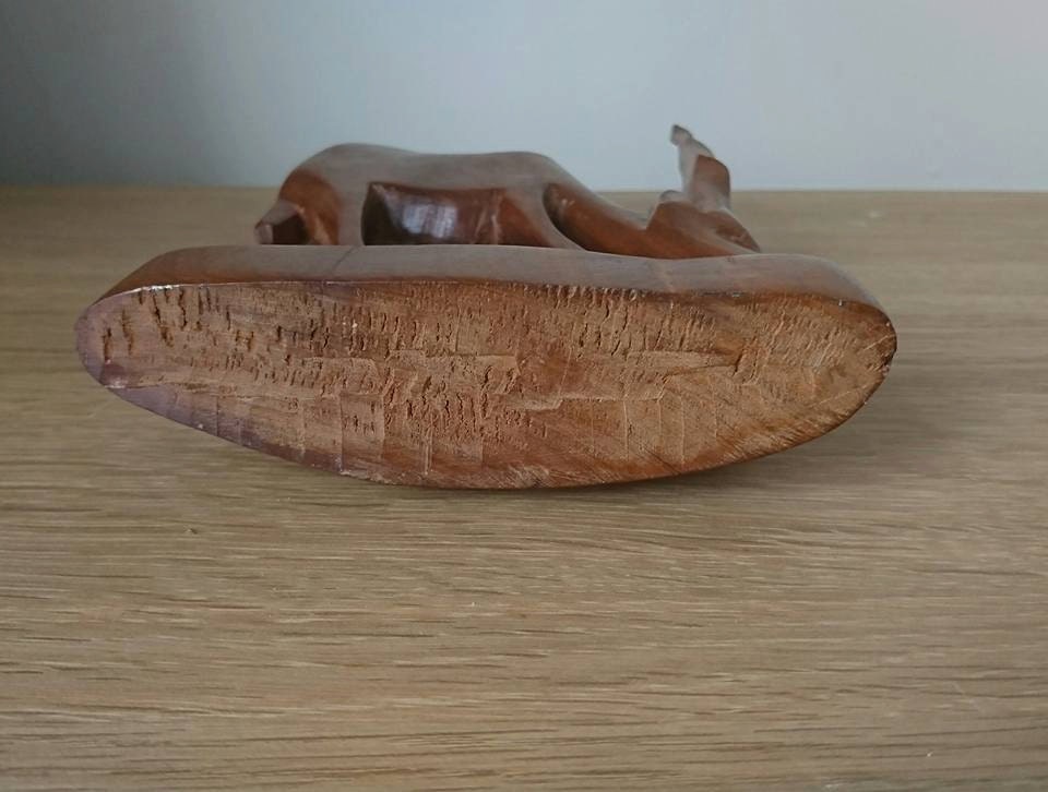 Vintage Wooden Hand Carved Gazelles - Impalas - Antelopes African figurine Teak African Home Decor Kenya
