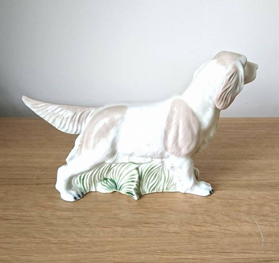 Vintage Dog Figurine Irish Setter Glazed Dog Animal Ornament Beswick Style