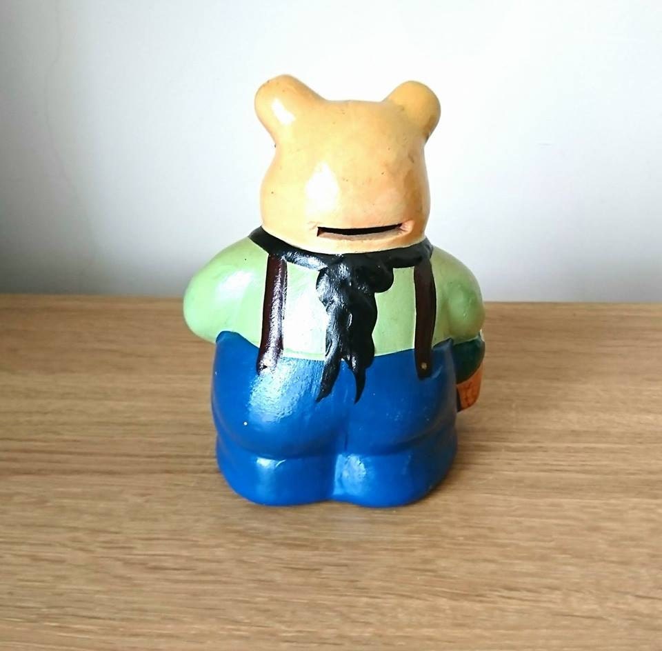 Vintage Piggy Bank, Pig Coin Bank, Savings Tip Box