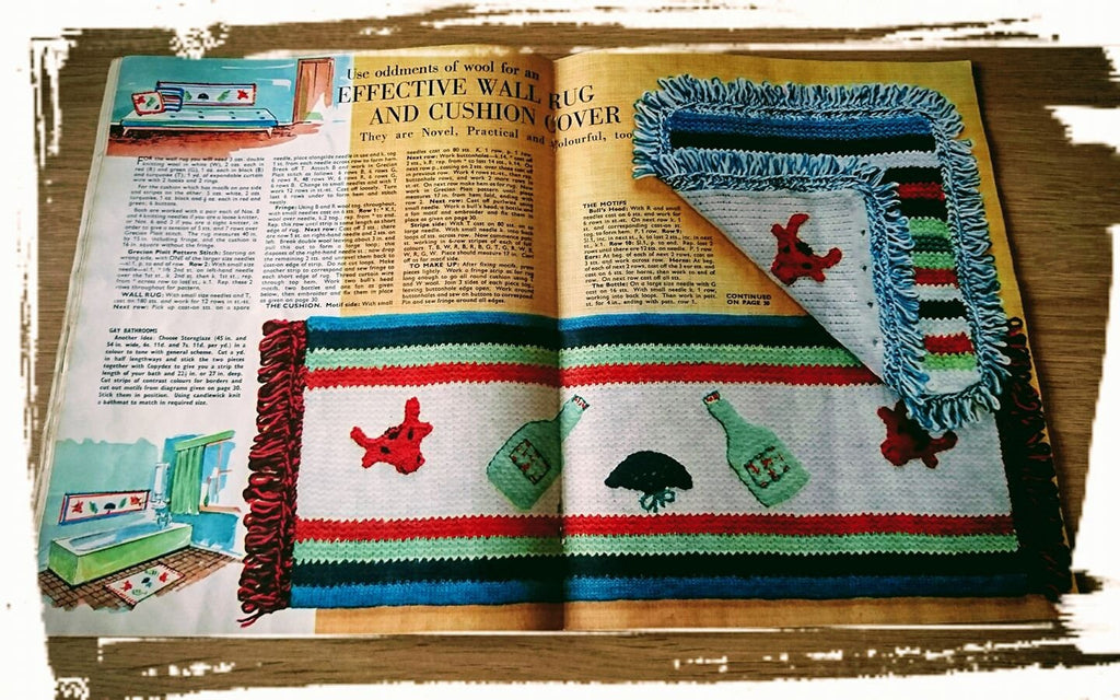 Vintage Knitting Magazine Book Patterns Pins and Needles Needlepoint Crochet book
