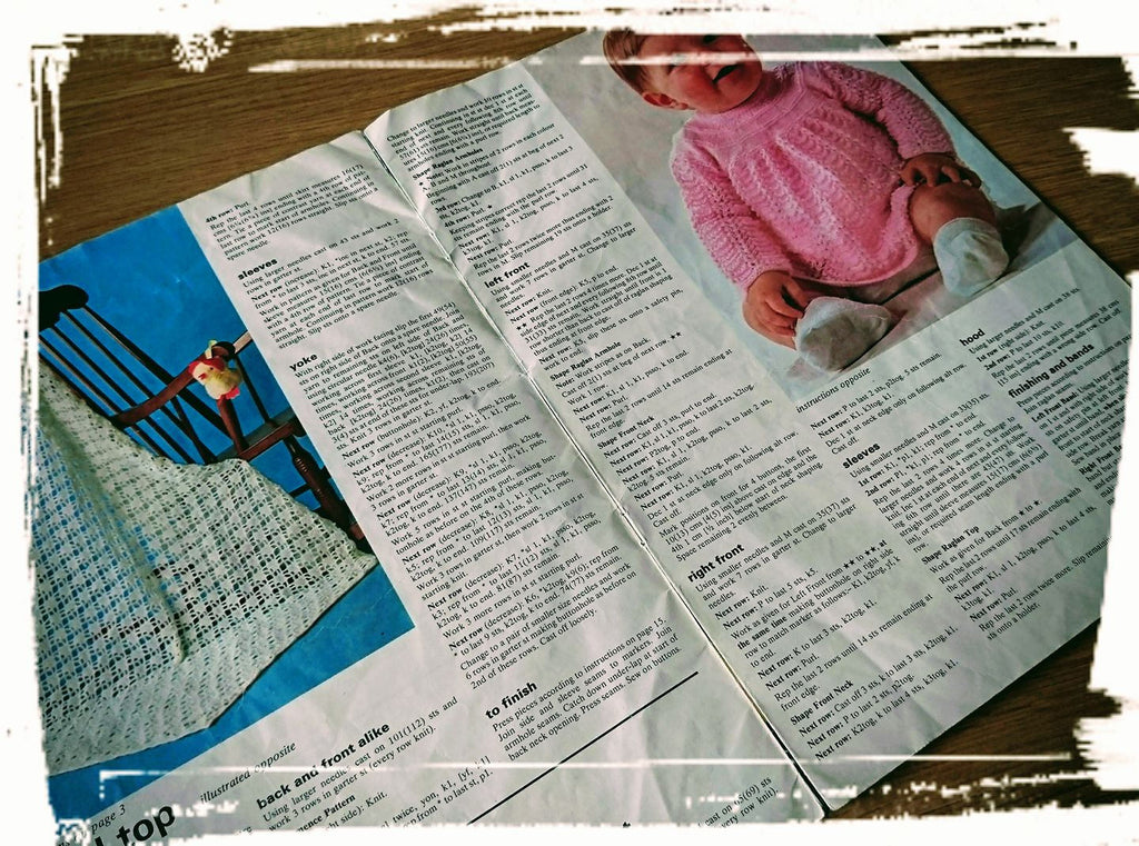 Vintage 1960s Knitting Pattern Book, Jarol Baby Clothes