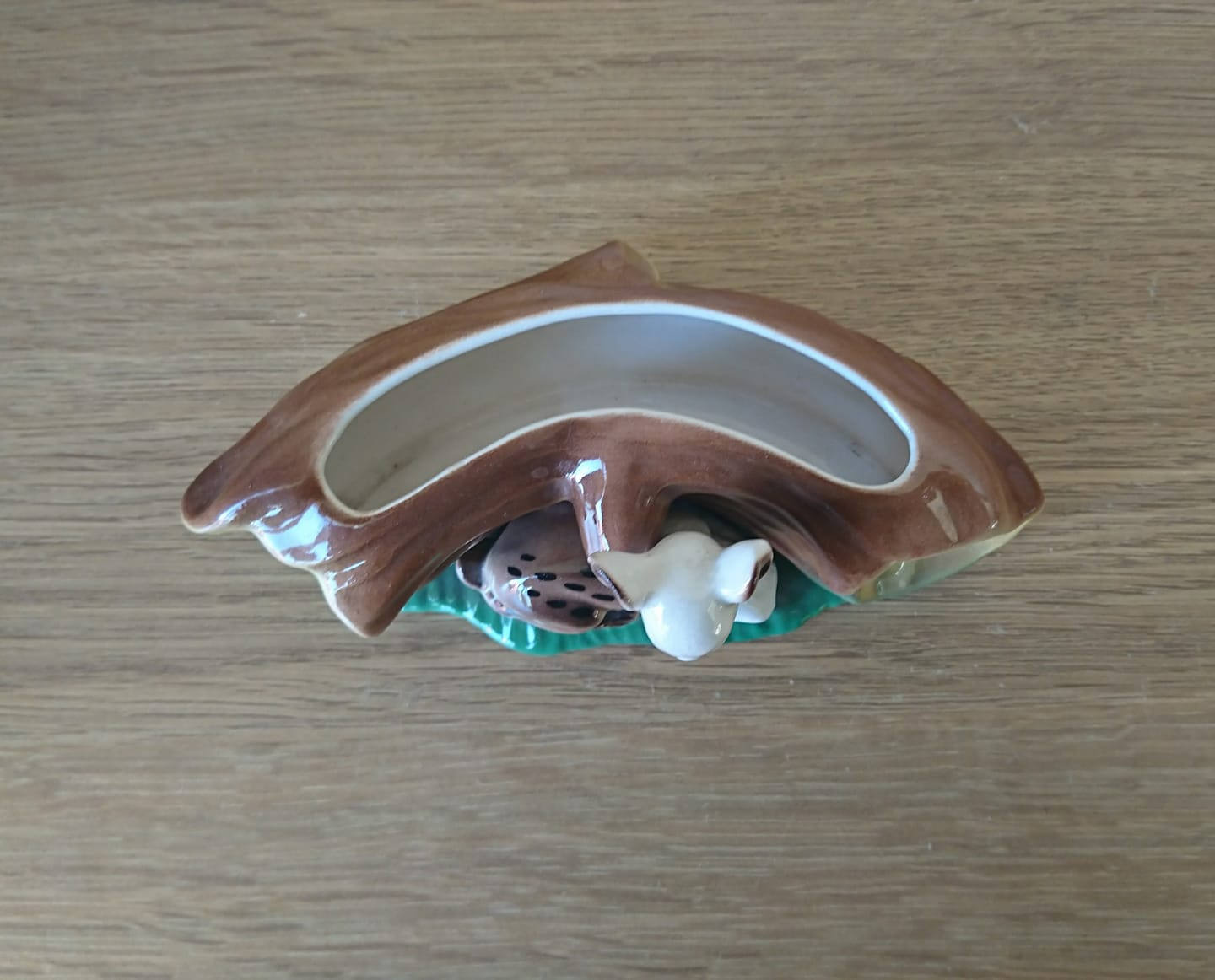 Vintage Hornsea Fauna Deer Planter, Royal No 121 Kitsch Posy Vase