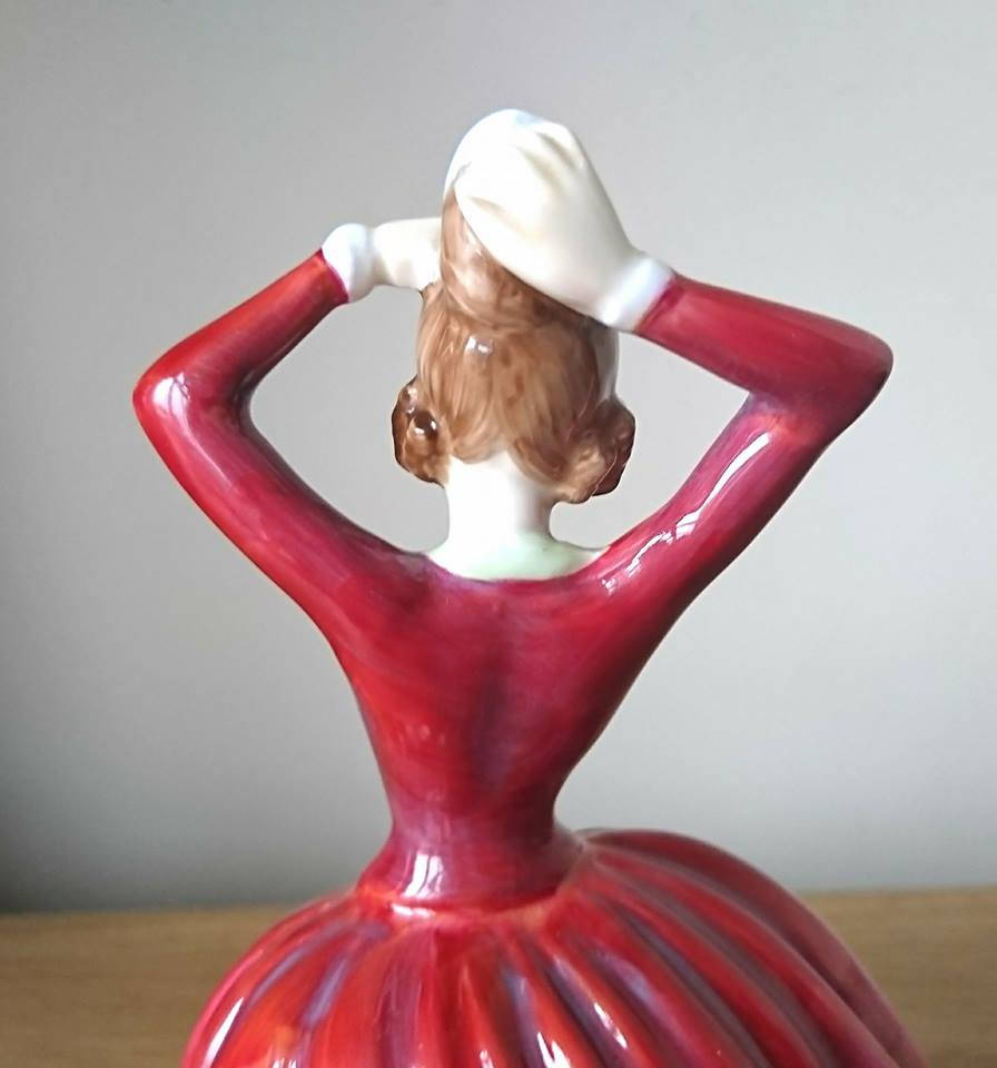 Royal Doulton Figurine: Lady Katrina HN2327, Red Dress Collectable