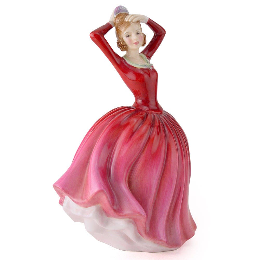 Royal Doulton Figurine: Lady Katrina HN2327, Red Dress Collectable