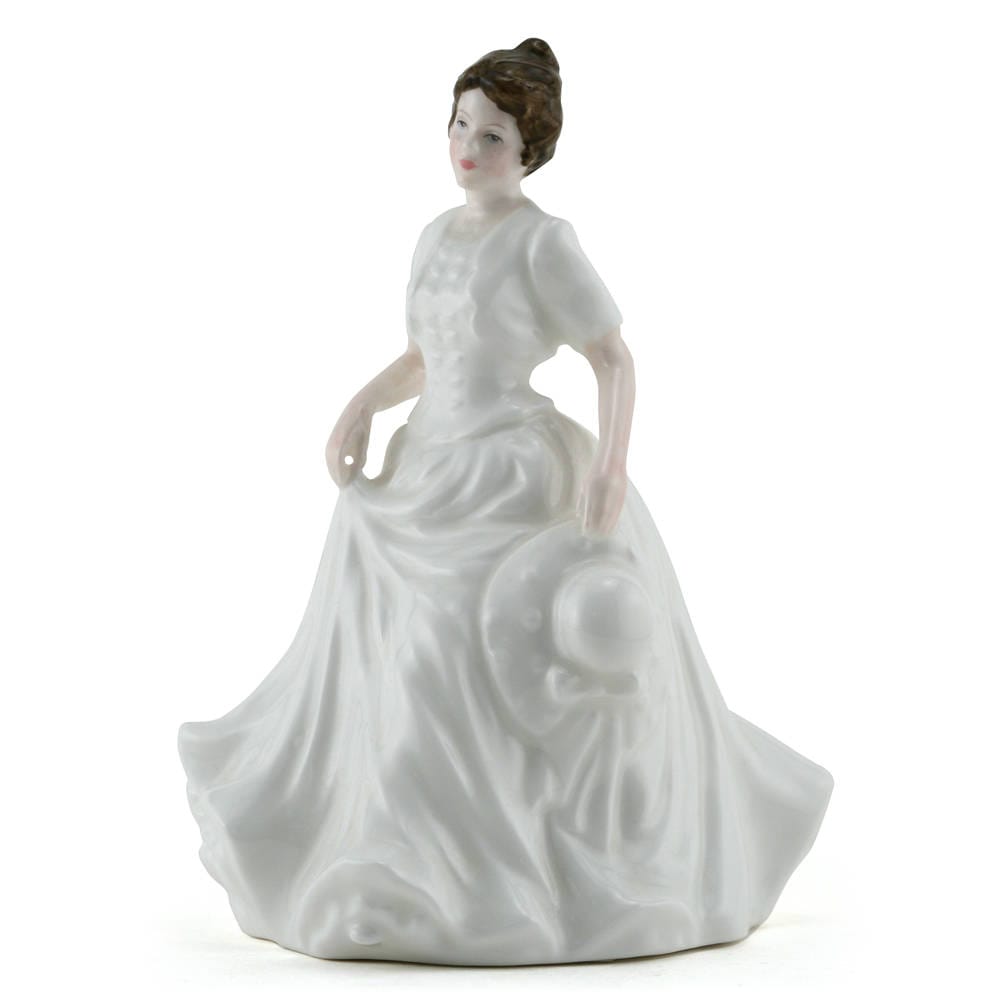 Royal Doulton Figurine Harmony HN4096 Collectors Club Figurine White Pretty Dress