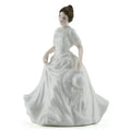 Royal Doulton Figurine Harmony HN4096 Collectors Club Figurine White Pretty Dress