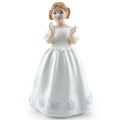 Royal Doulton Figurine Catherine HN3044 Vanity Fair Children  Pretty Girl Figurine White Dress
