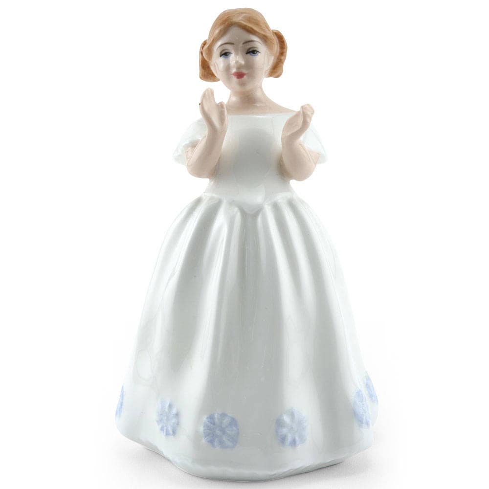 Royal Doulton Figurine Catherine HN3044 Vanity Fair Children  Pretty Girl Figurine White Dress