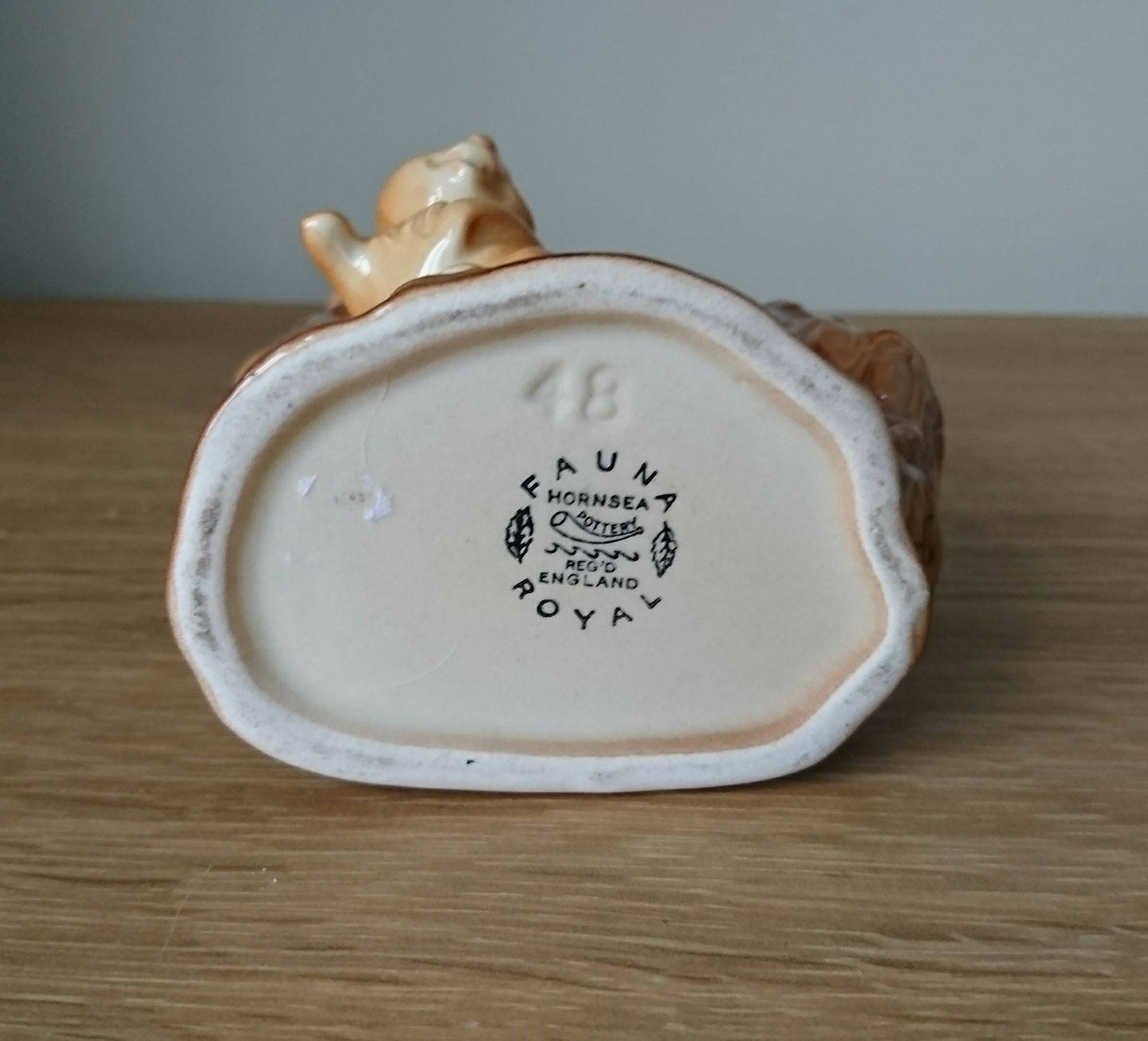Vintage Hornsea Fauna Squirrel Vase, Royal England Planter No. 48