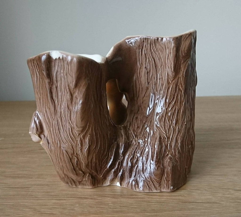Vintage Hornsea Fauna Royal Planter, Rabbit Under Tree Vase