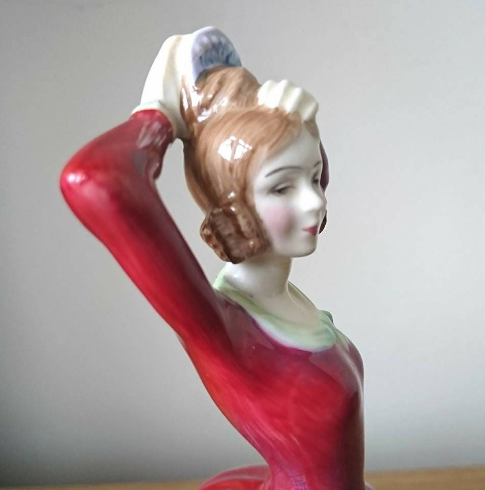 Royal Doulton Figurine: Lady Katrina HN2327, Red Dress Collectable