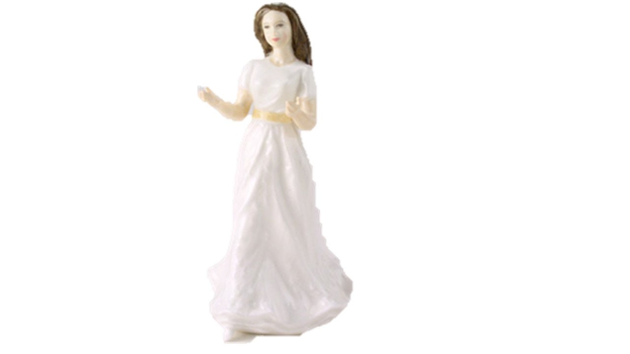 Royal Doulton Lady Figurine, Greetings HN4250, Sentiments Collection