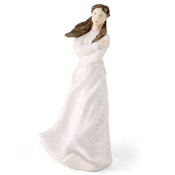 Royal Doulton Embrace HN4258 Lady Figurine  Sentiments International Collectors Club Pretty Lady