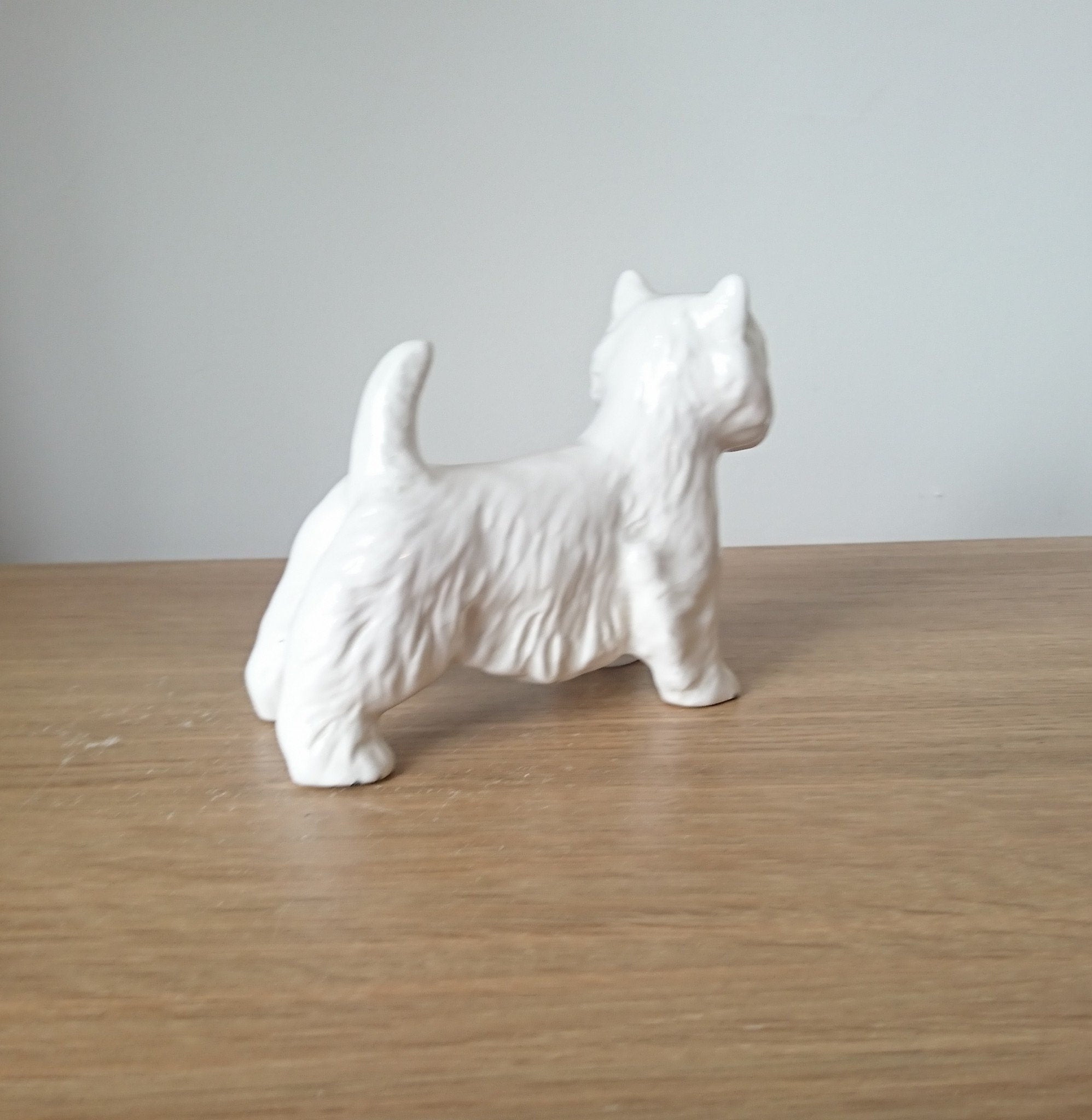 Vintage Melba Ware Westie Dog Figurine, Mid Century Collectible