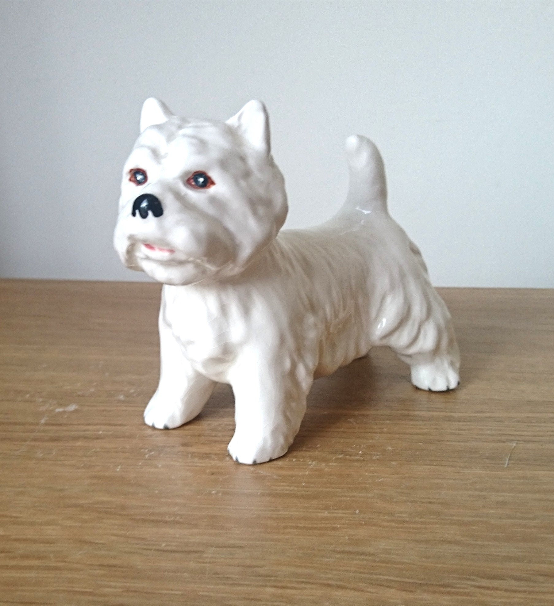 Vintage Melba Ware Westie Dog Figurine, Mid Century Collectible