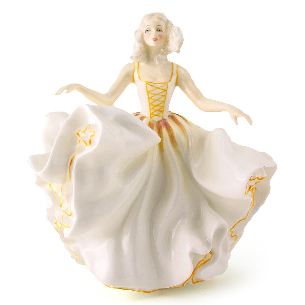 Royal Doulton Sweet Seventeen Figurine, White and Gold Trim
