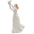 Thinking of You Royal Doulton HN3124 Lady Figurine Sentiments Collection Elegant White Dress