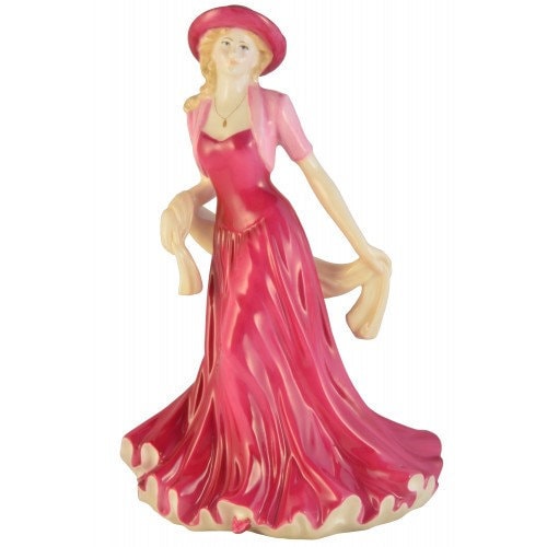Royal Doulton Figurine, Easter Parade HN4628, Pink Dress, Limited Edition
