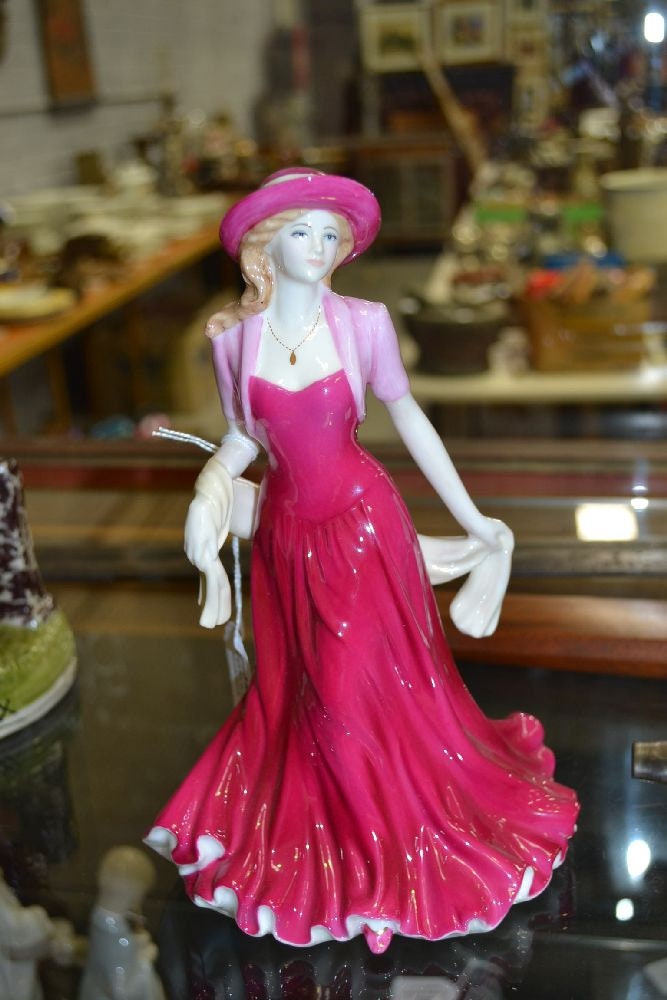 Royal Doulton Figurine, Easter Parade HN4628, Pink Dress, Limited Edition