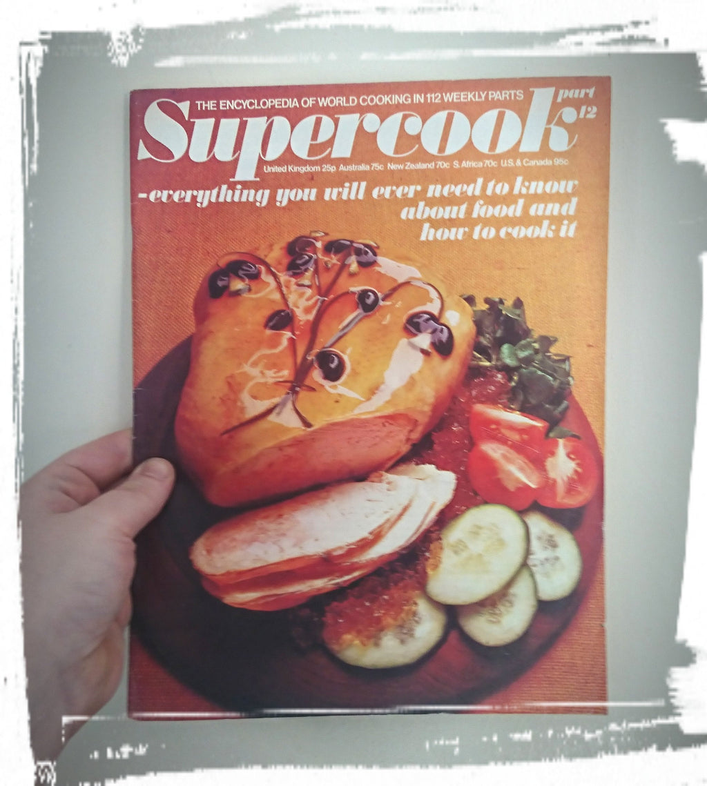 Vintage Supercook Magazine - 1970s Retro World Recipes, Volume 3