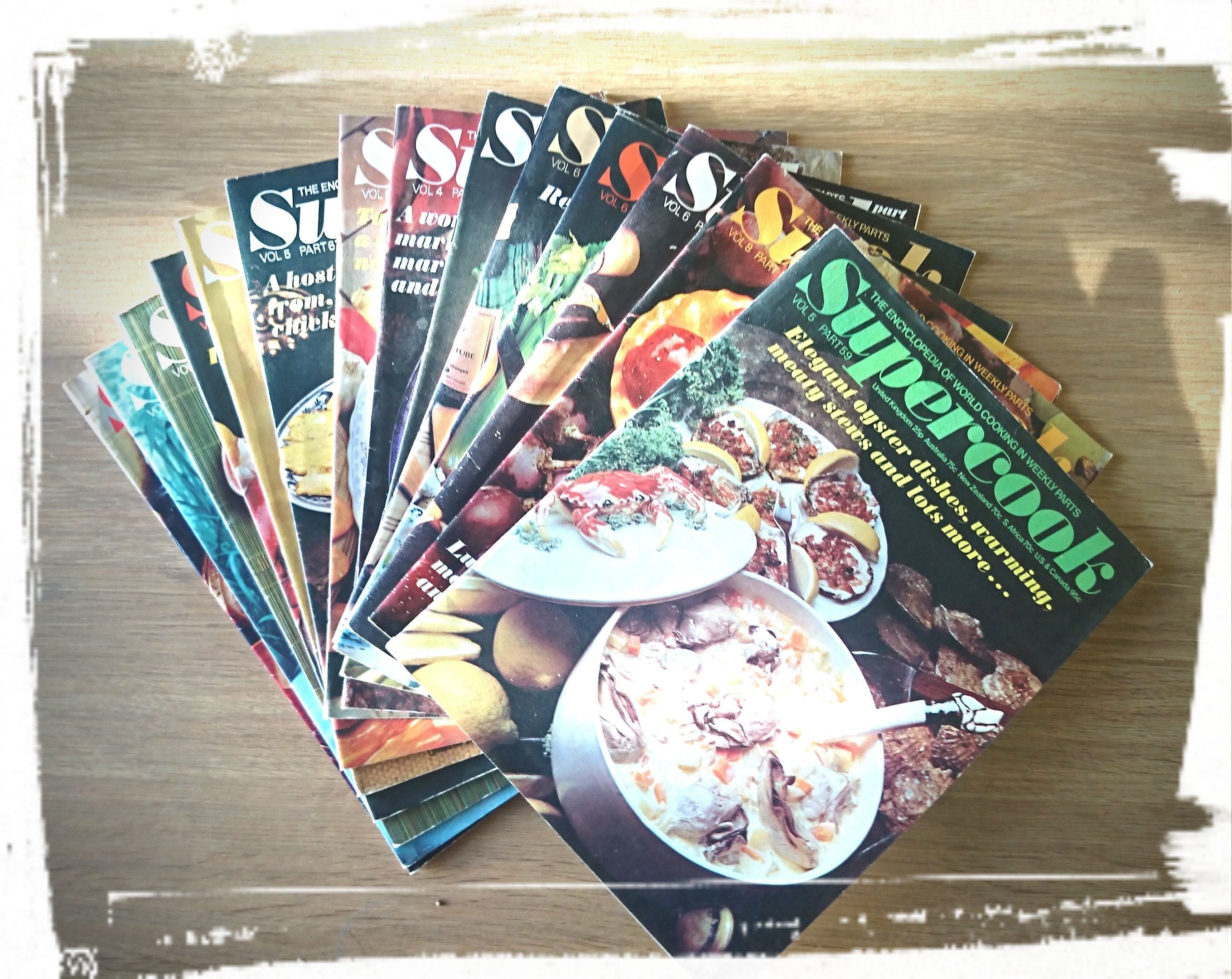 Vintage Supercook Magazine - 1970s Retro World Recipes, Volume 3