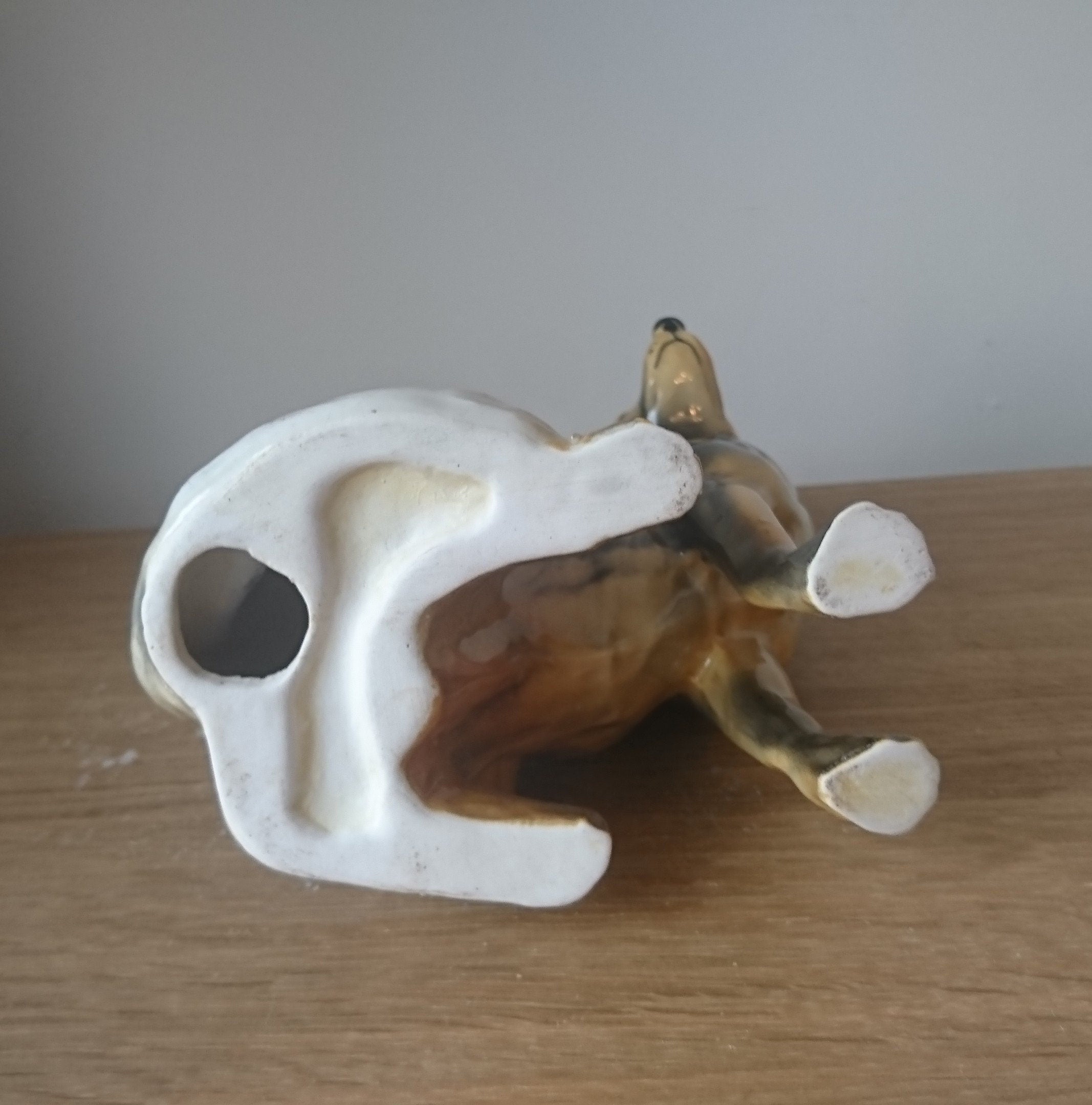 Vintage German Shepard Ceramic Dog Figurine Beswick Style Sculpture Ornament