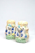 Vintage Duck Salt and Pepper Shakers with Matching Jars