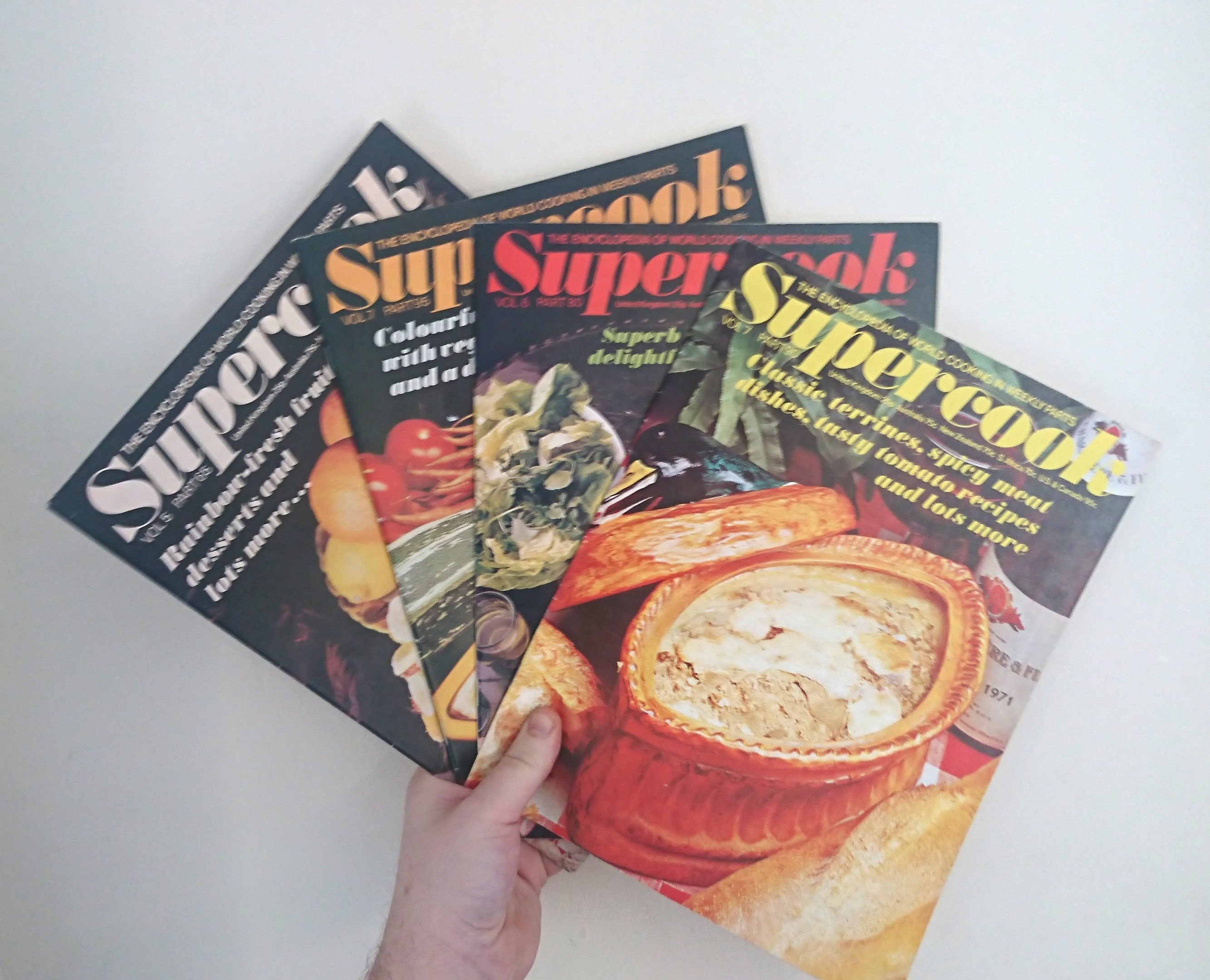 Vintage Supercook Magazine - 1970s Retro World Recipes, Volume 3