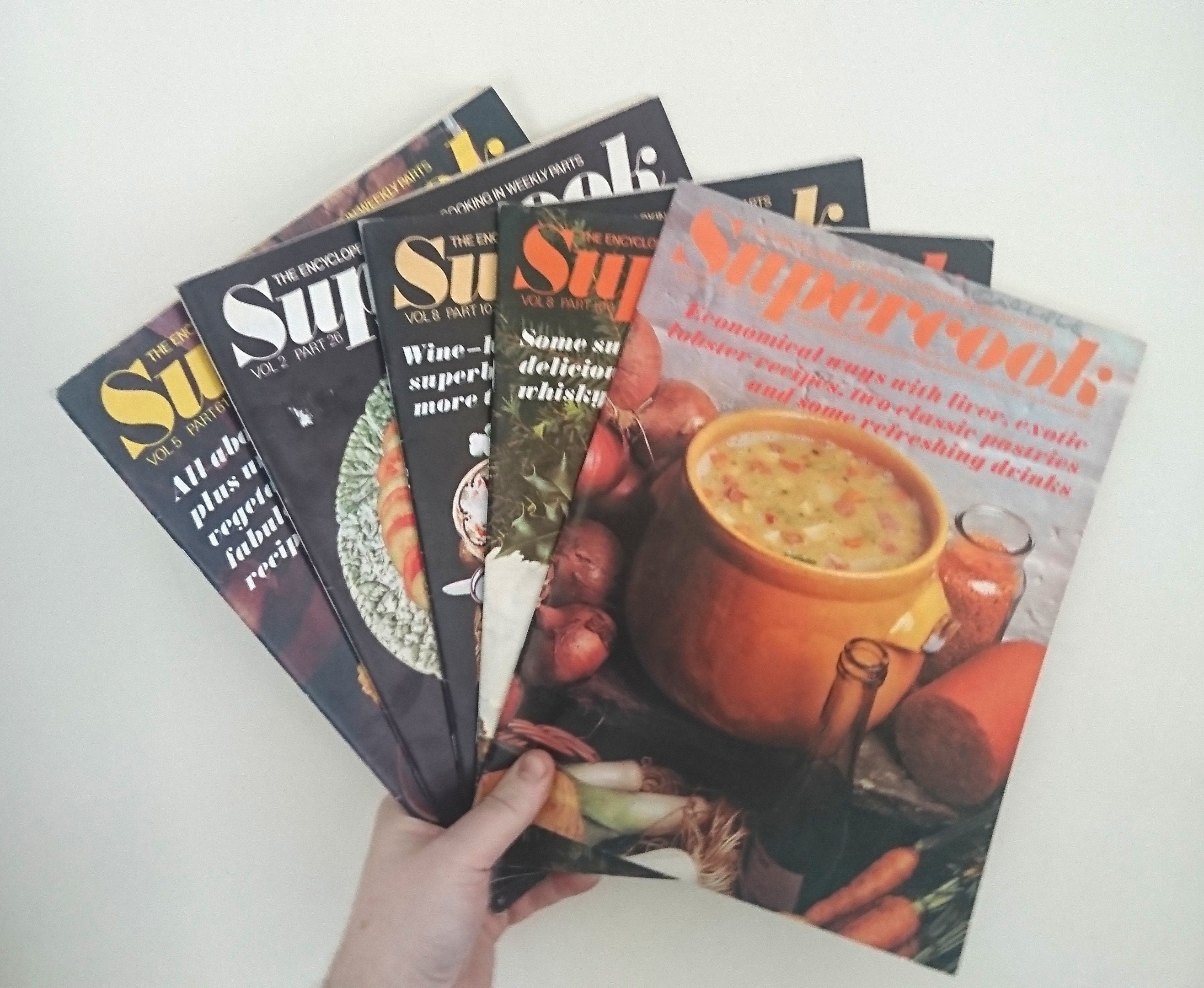 Vintage Supercook Magazine - 1970s Retro World Recipes, Volume 3