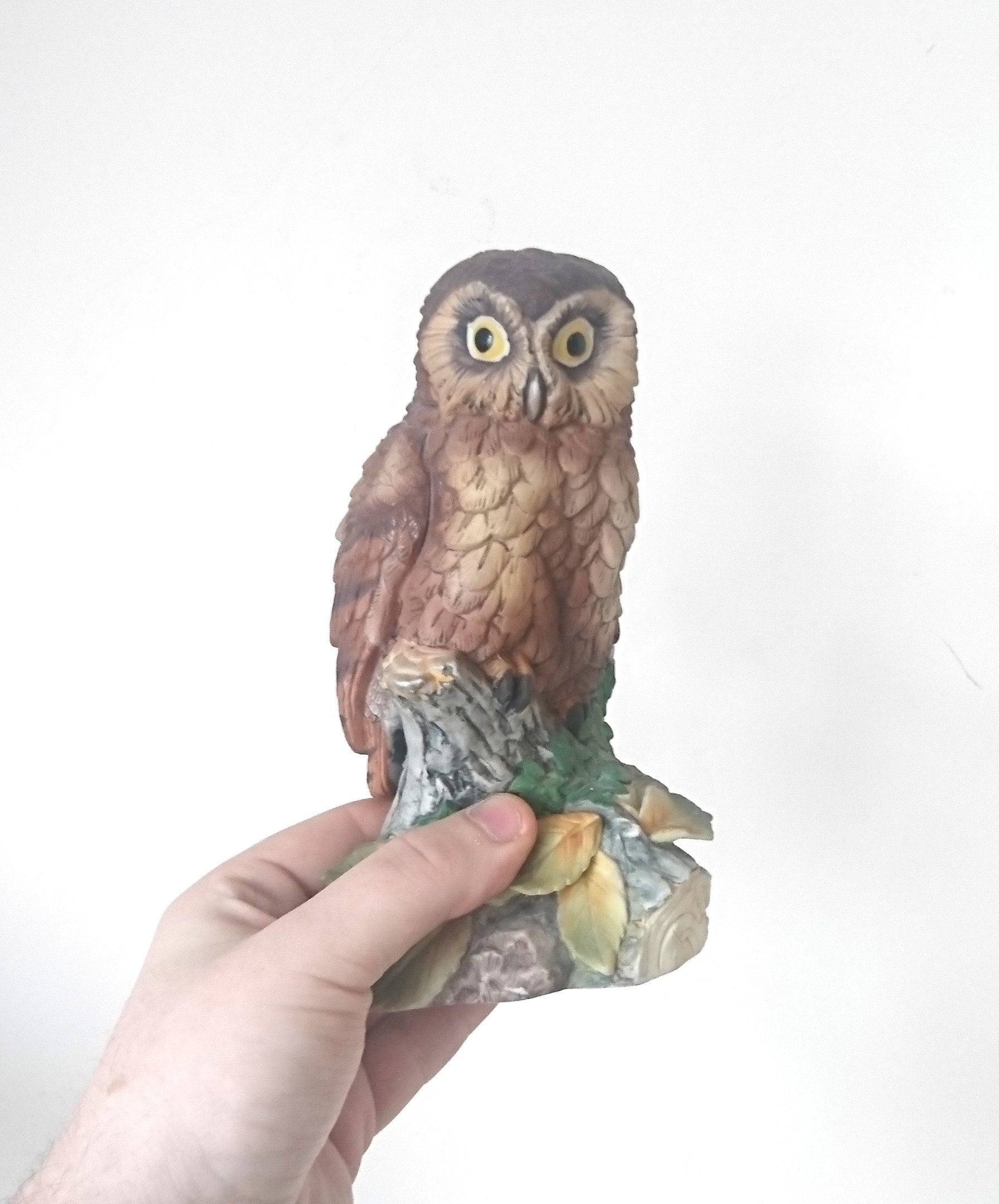 Vintage Kowa Porcelain Tawny Owl Figurine
