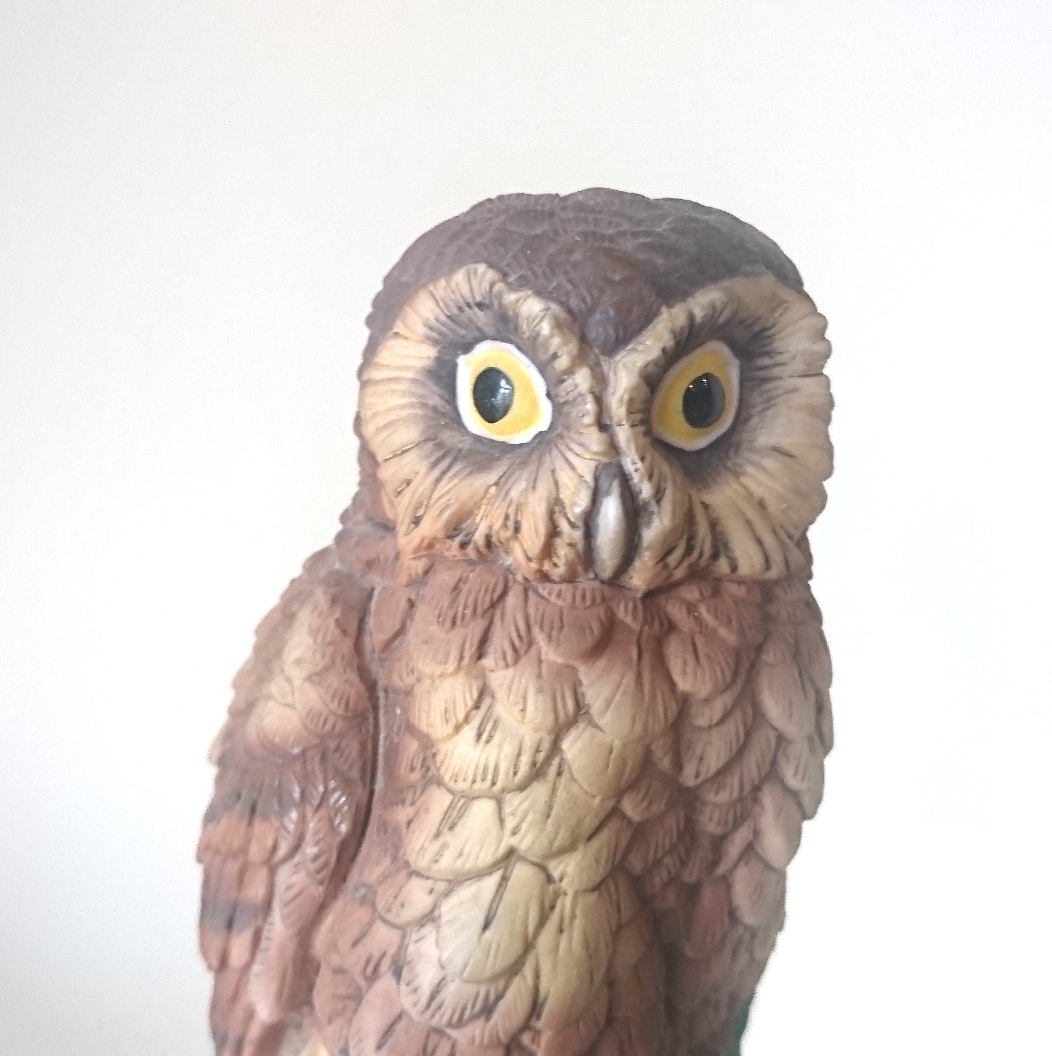 Vintage Kowa Porcelain Tawny Owl Figurine