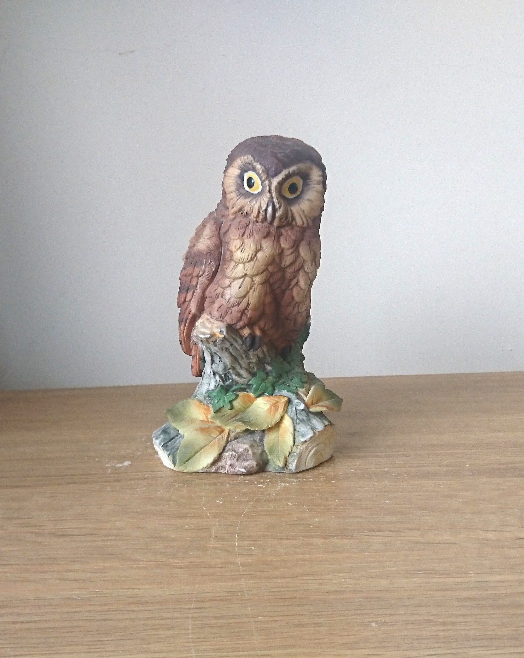 Vintage Kowa Porcelain Tawny Owl Figurine