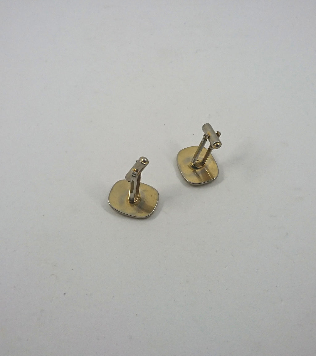 Vintage 1950s Car Cufflinks, Novelty Costume Jewelry