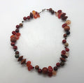 Vintage 60s Beaded Necklace, Glass, Wooden, Ceramic Costume Jewelry
