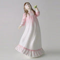 Royal Doulton Flowers for Mother HN3454  Royal Doulton  Lady Figurine Family by Pauline Parsons Pink and White Dress Bone China