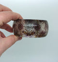 Vintage Chunky Lucite Bangle Butterfly Floral Glitter Bangle Costume Jewellery Jewelry