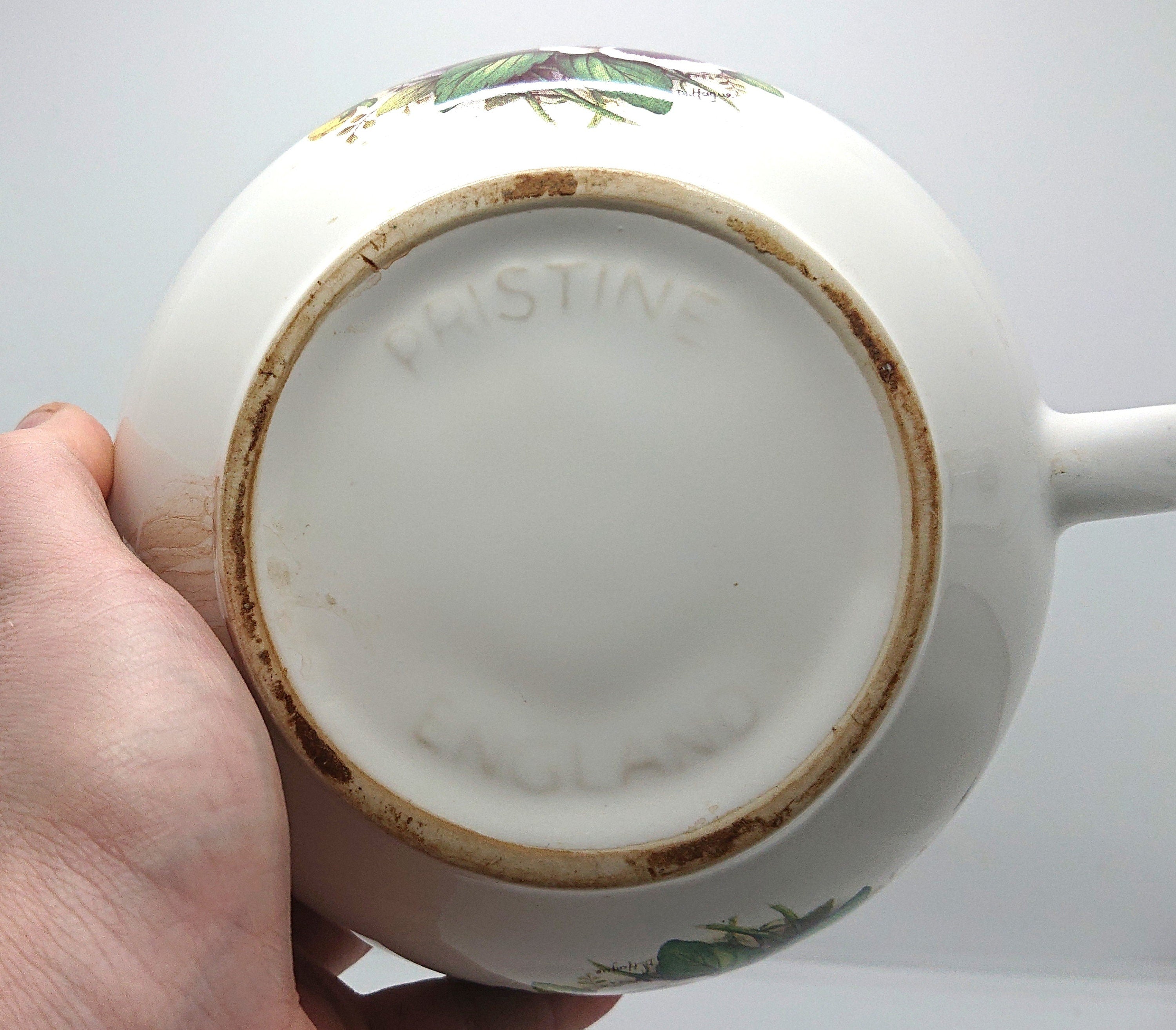 Vintage Sadler Teapot, 1970s Floral Ceramic, Country Kitchen Decor