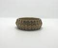 Vintage Gold Bangle Chunky Metal Gold Print Bangle oversized Bracelet Costume Jewellery Jewelry