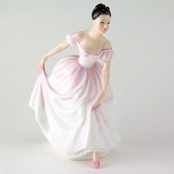 Royal Doulton Danielle HN3001  Royal Doulton Figurine Vanity Fair Ladies by Peter Gee Porcelain Lady Figure White