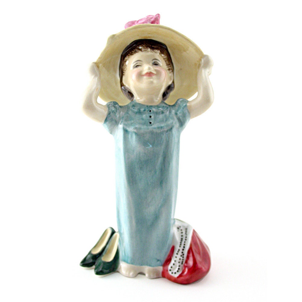 Royal Doulton Figurine Make Believe HN 2225 Child Study Series by Mary Nicoll Vintage Bone China Collectable Porcelain Child Figurine