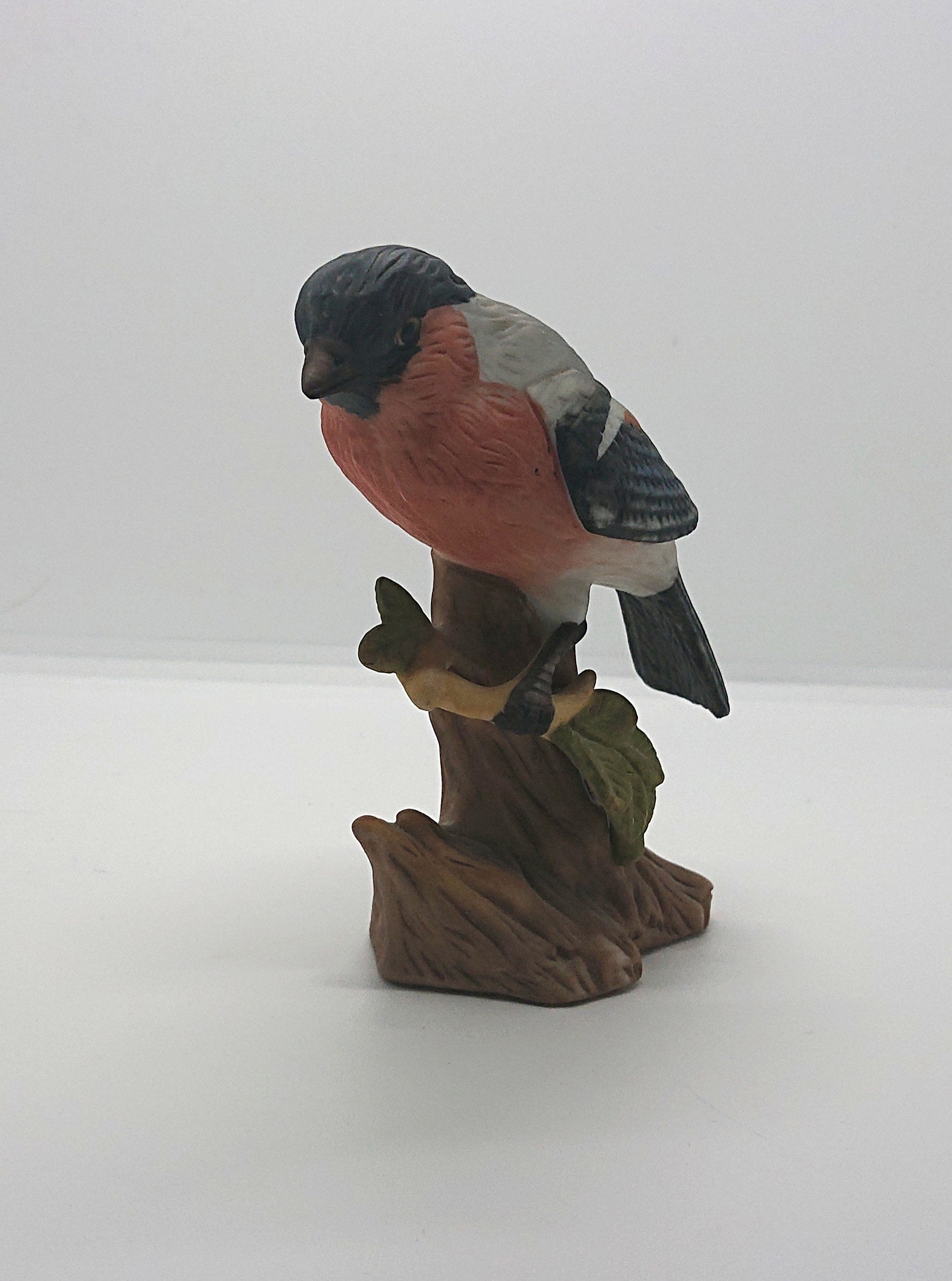 Vintage Porcelain Bird Figurines, Bullfinch, Chaffinch, Green Finch, Blue Tit