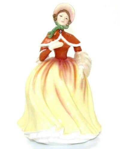 Autumn HN5323 Royal Doulton Pretty Ladies Four Seasons Figurine Royal Doulton Figurine Porcelain Sculpture
