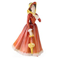Royal Doulton Julia HN2705 Lady Figurine Red and yellow Dress By Peggy Davies Classic Porcelain Figure HN2347 Peggy pretty Lady Figurine
