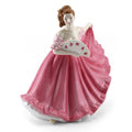 Royal Doulton Figurine Elaine (pink) HN4865 Peggy Davies Classic by Peggy Davies Porcelain Figure Pretty Lady Figurine Pink Dress with Fan