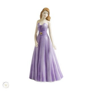 Royal Doulton Figurine CANCER Signs of the Zodiac Figurine HN5339 June 21 - July 22 Lady Figure Porcelain Gift for Her