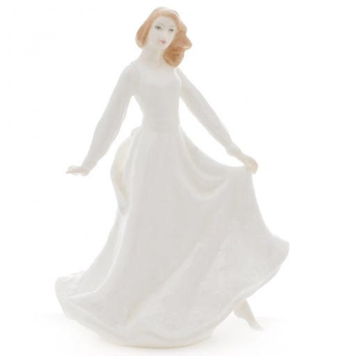 Royal Doulton Good Luck HN4070  Sentiments Series Lady Figurine International Collectors Club Gift for Her