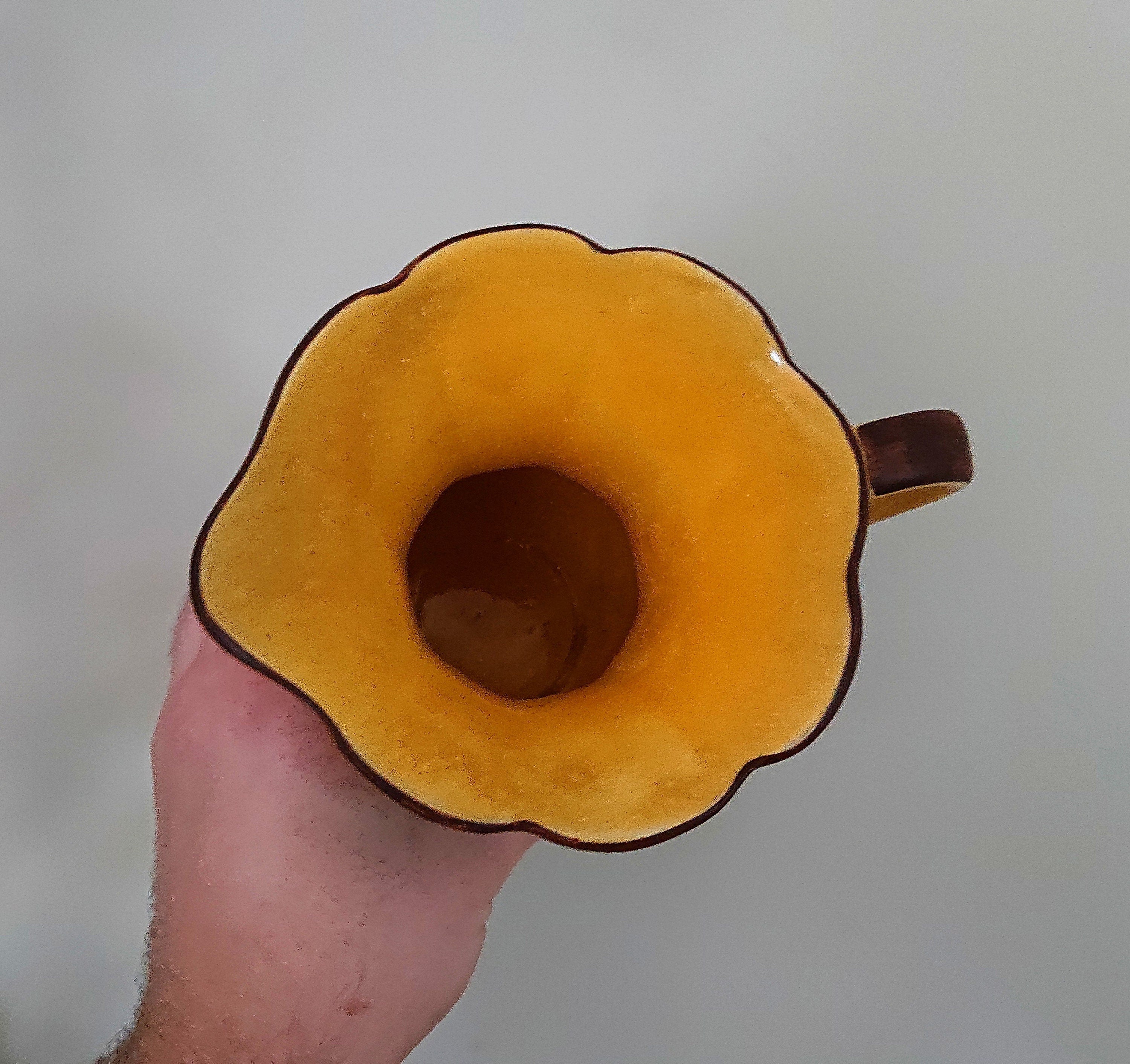 Vintage Floral Jug Yellow Wadehealth Art Deco Flower Ceramic Pottery Jug Decorative Jug Vase Home Décor Flower Vase