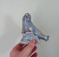 Vintage Seal Figurine Ceramic Marine Animal Kitsch Seal Ornament Artic Grey Seal Pup  Figure Knick Knack